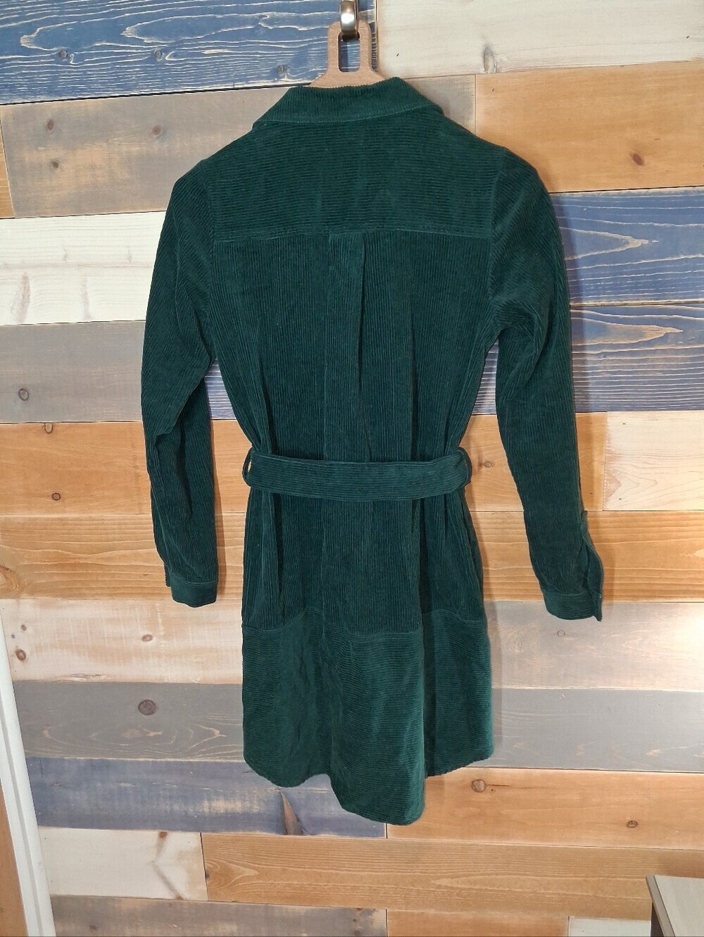 FRNCH Paris Corduroy Dress Green XS - Picture 5 of 5